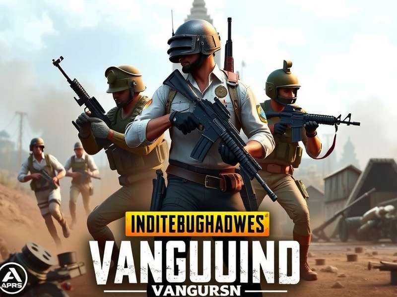 Indian PUBG Vanguard Game Cover Showing Indian Soldiers in Battle